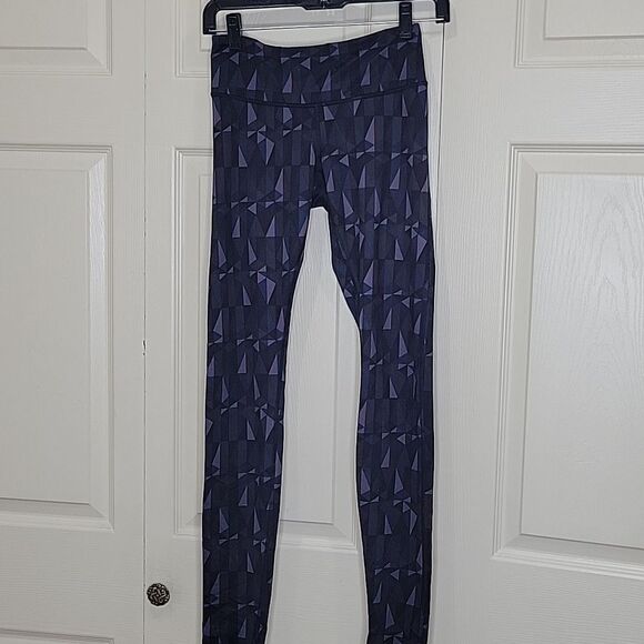 LULULEMON ATHETICA Geometric Patterned Leggings Size 4 - Picture 2 of 6